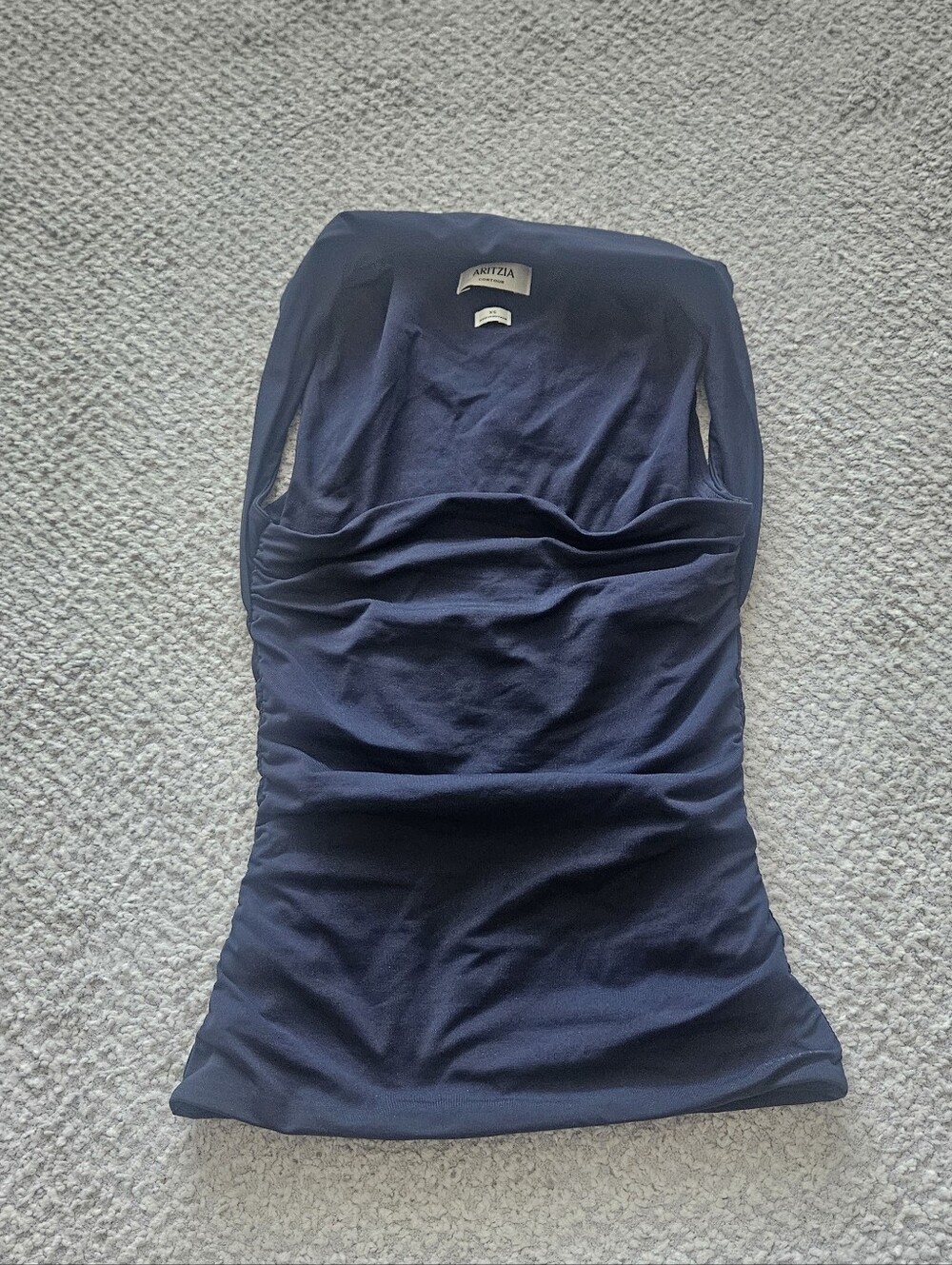BABATON Original Contour Flourish Top Dusty Blue Contemporary XS Aritzia